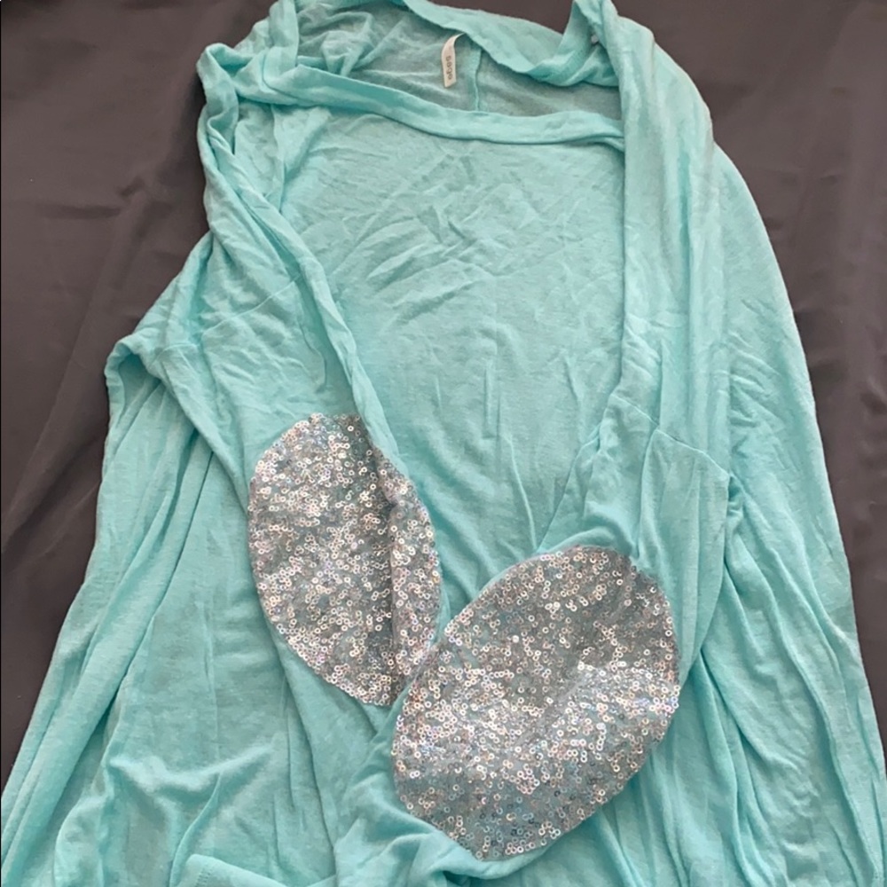 Teal long sleeve shirt